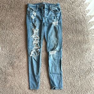 American Eagle distressed jeans size 0